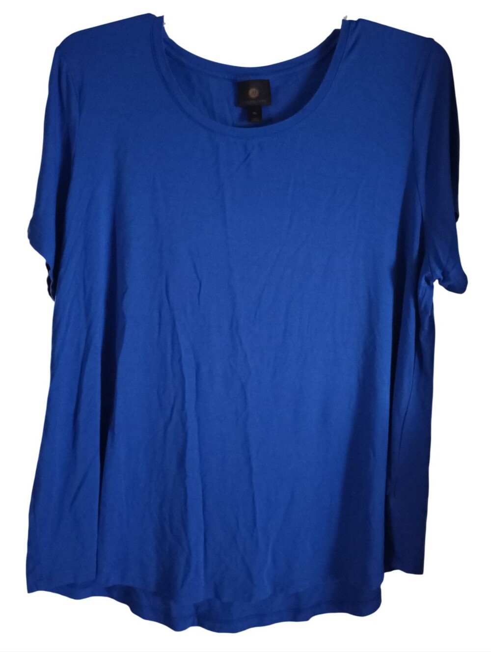 Women's JM Collection Blue Hi-low Top Size 2X XXL